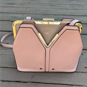 Dune London two toned crossbody handbag